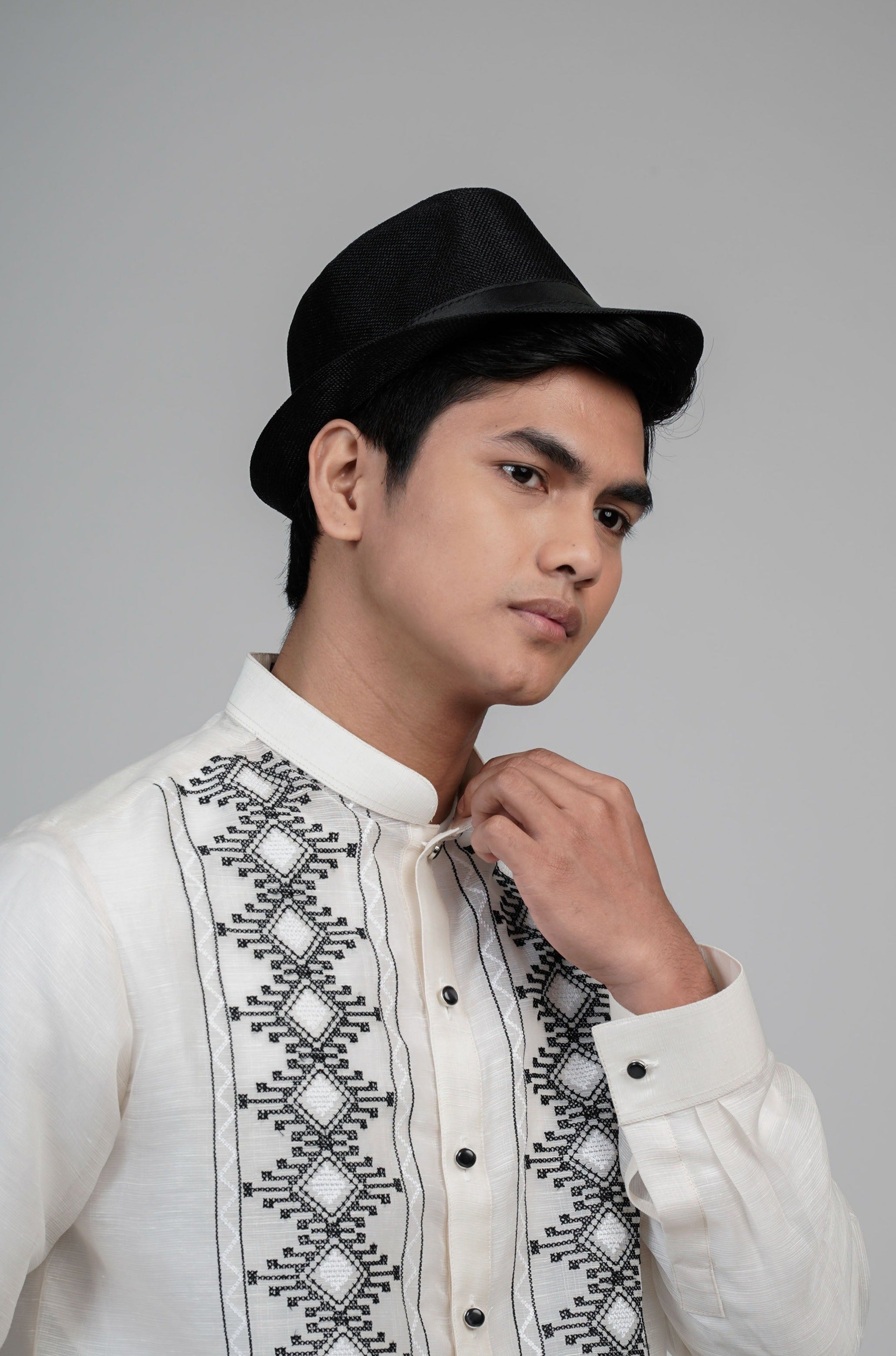 Classic Woven Fedora Hat