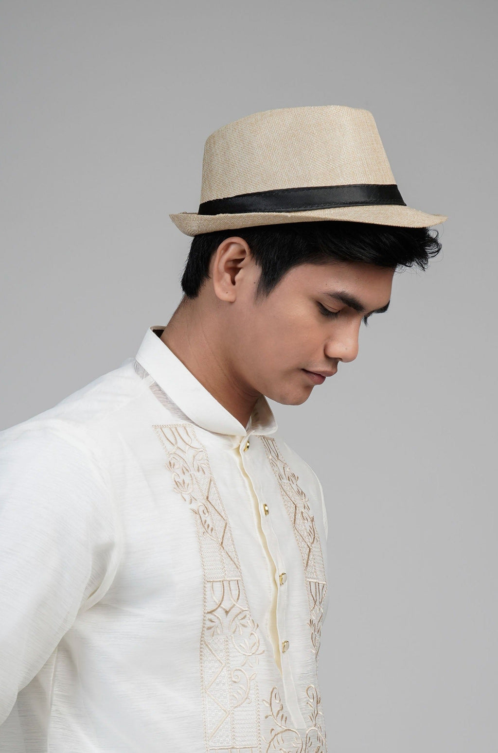 Classic Woven Fedora Hat