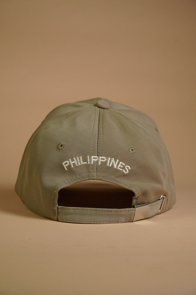 Philippine with Wave Embroidered Baseball Cap