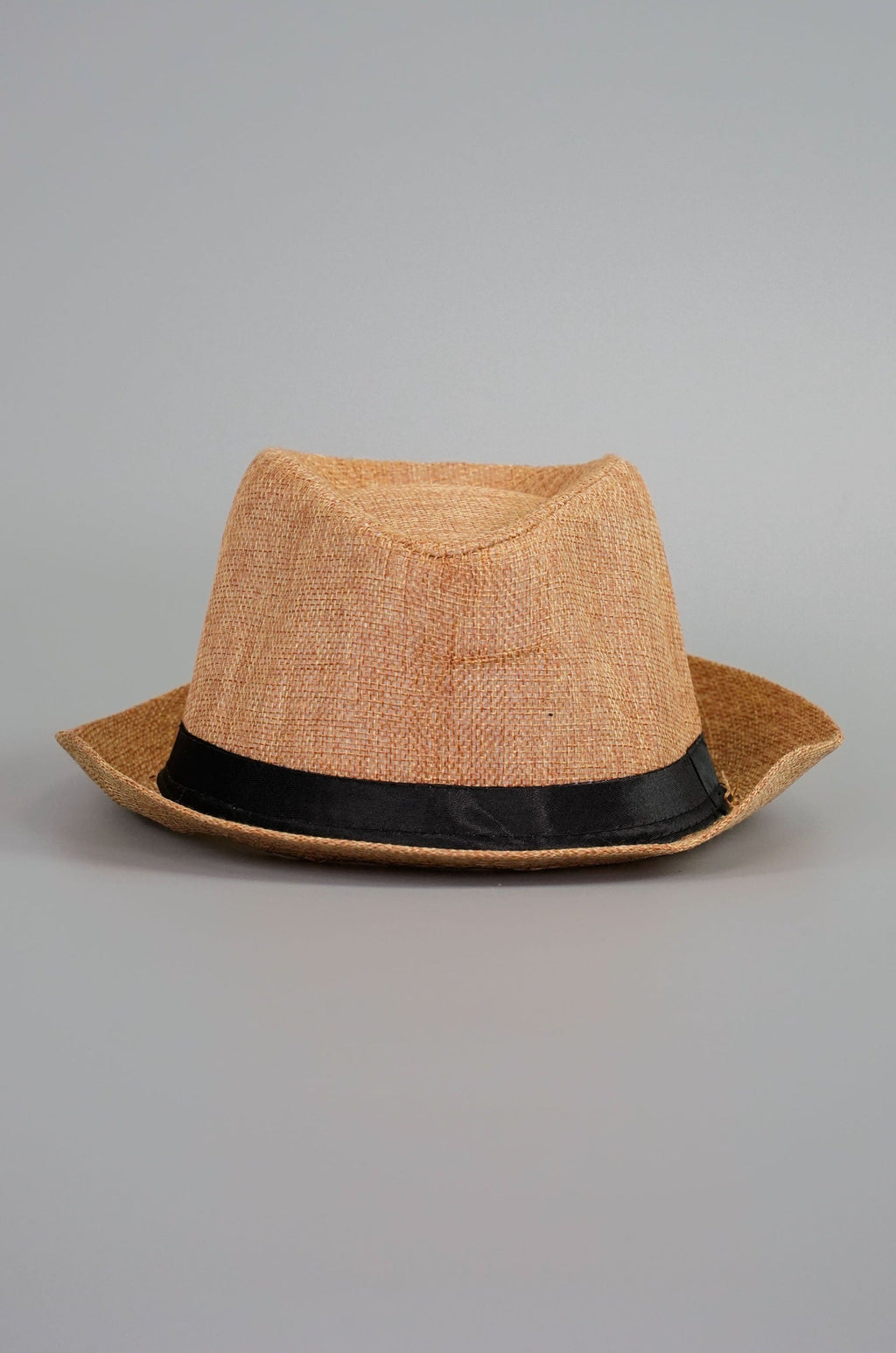 Classic Woven Fedora Hat