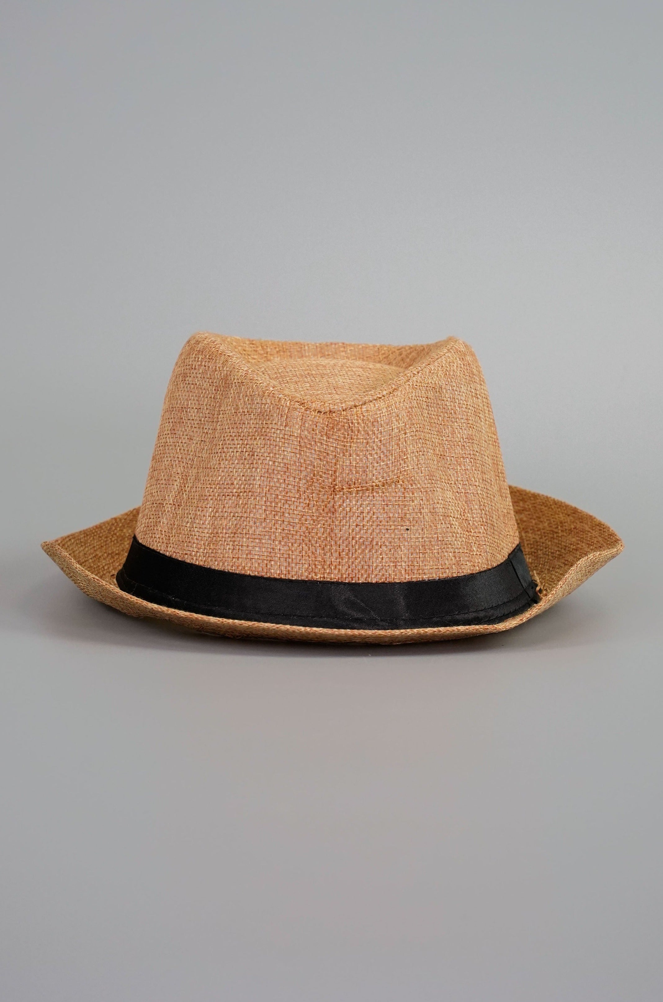 Classic Woven Fedora Hat