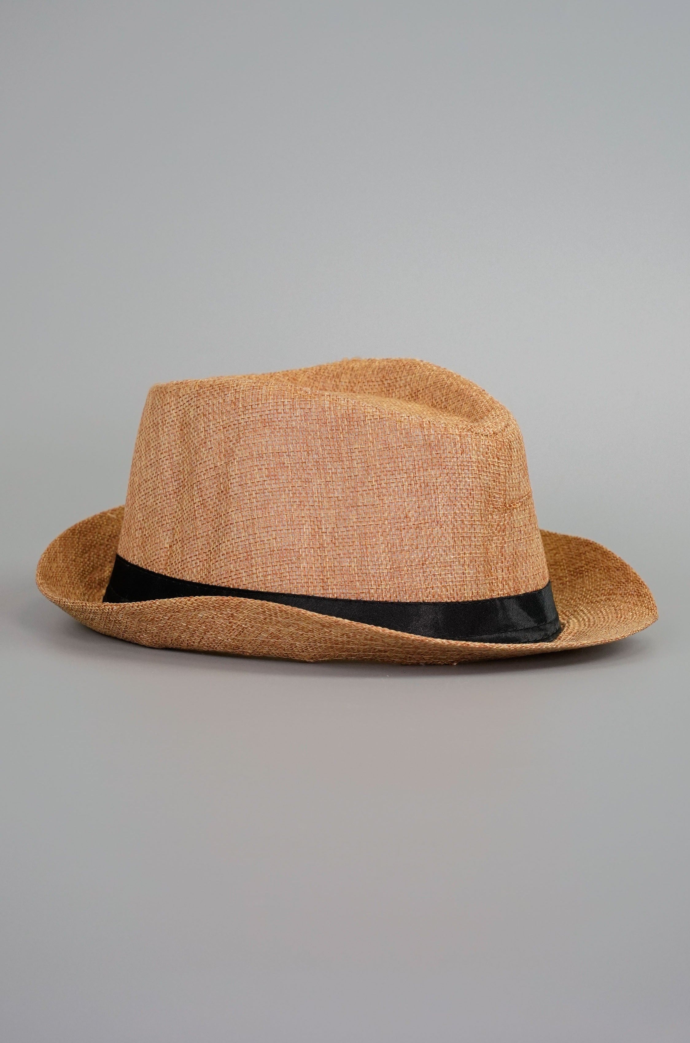 Classic Woven Fedora Hat