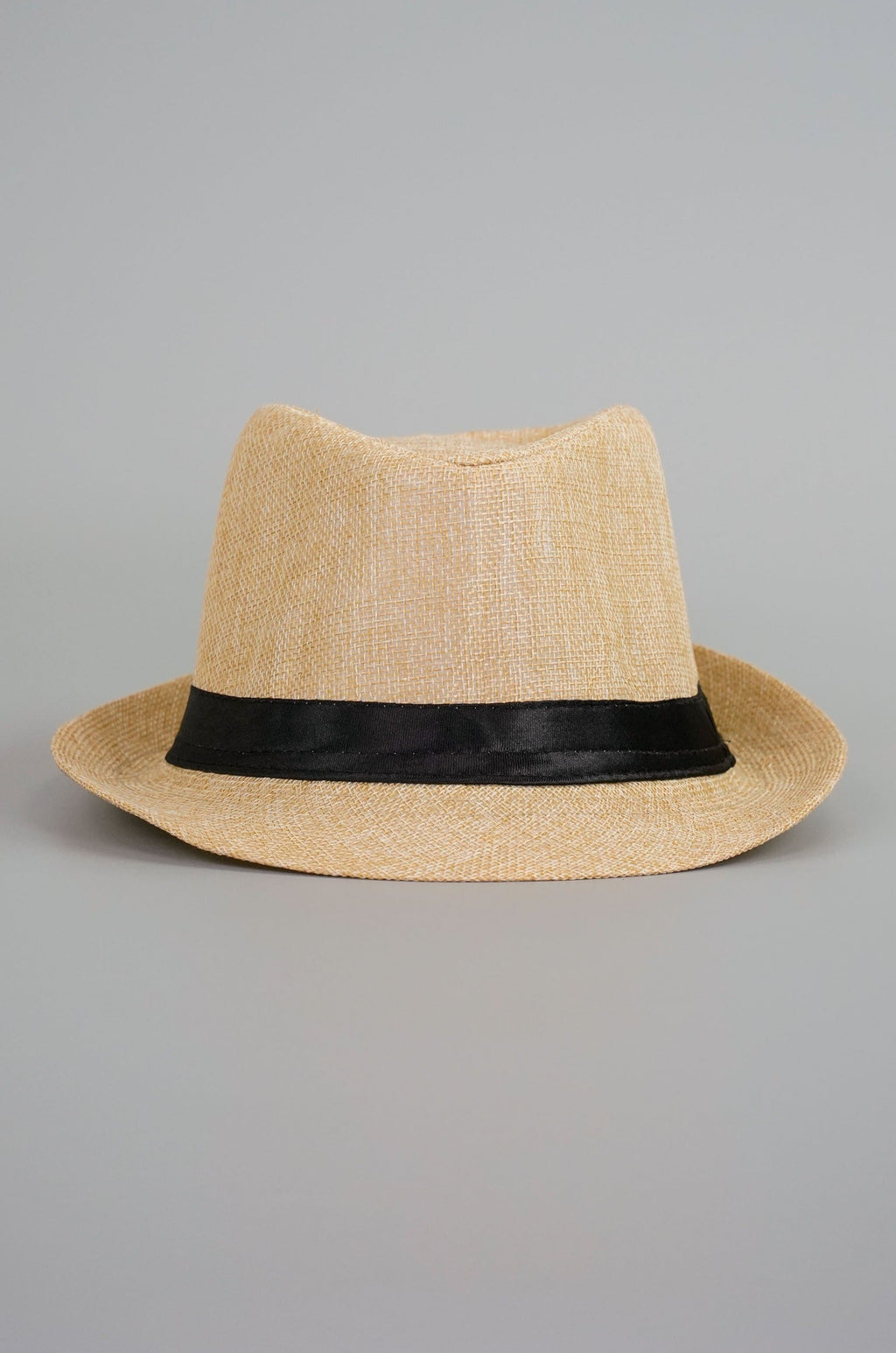 Classic Woven Fedora Hat