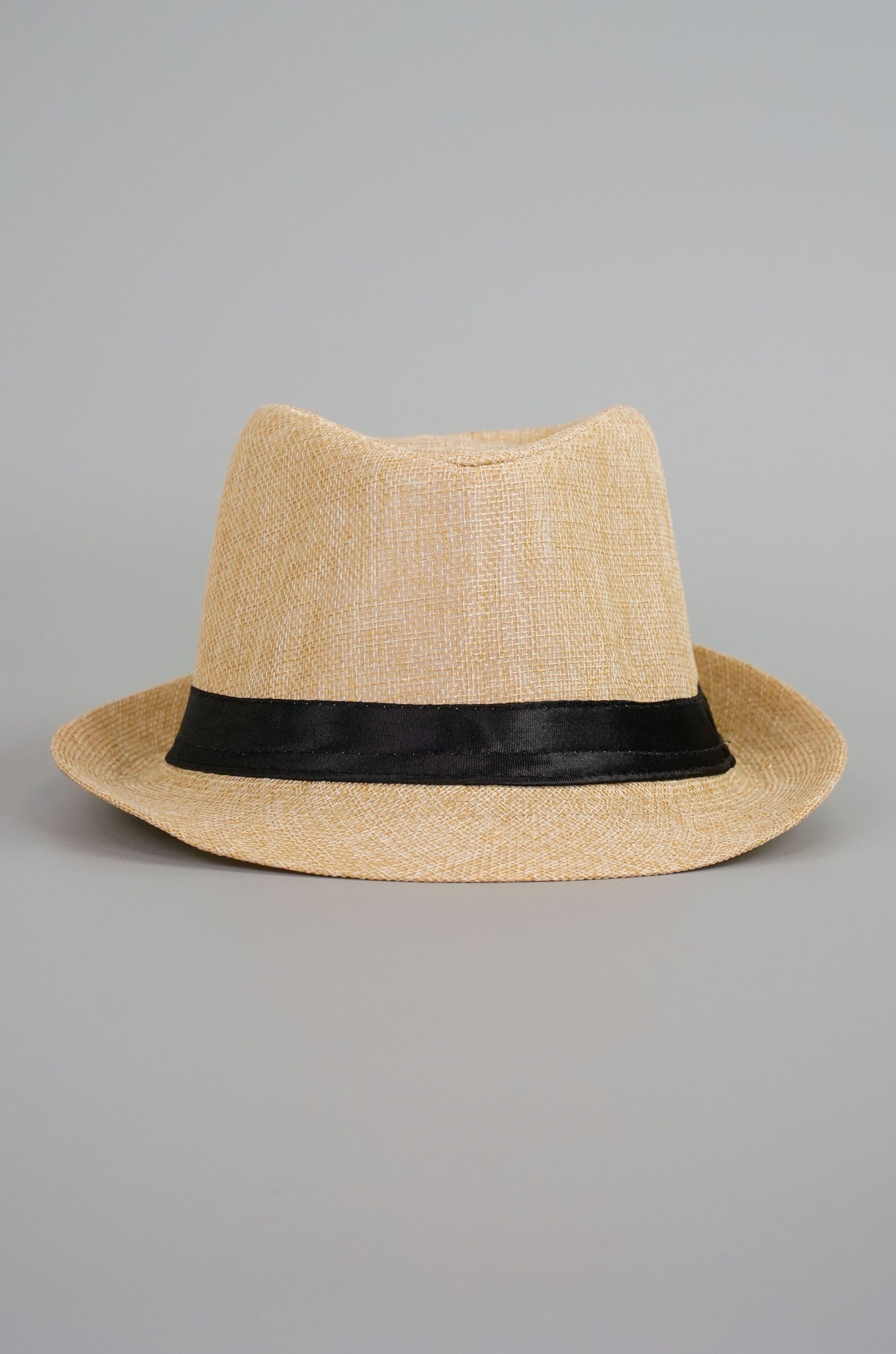 Classic Woven Fedora Hat