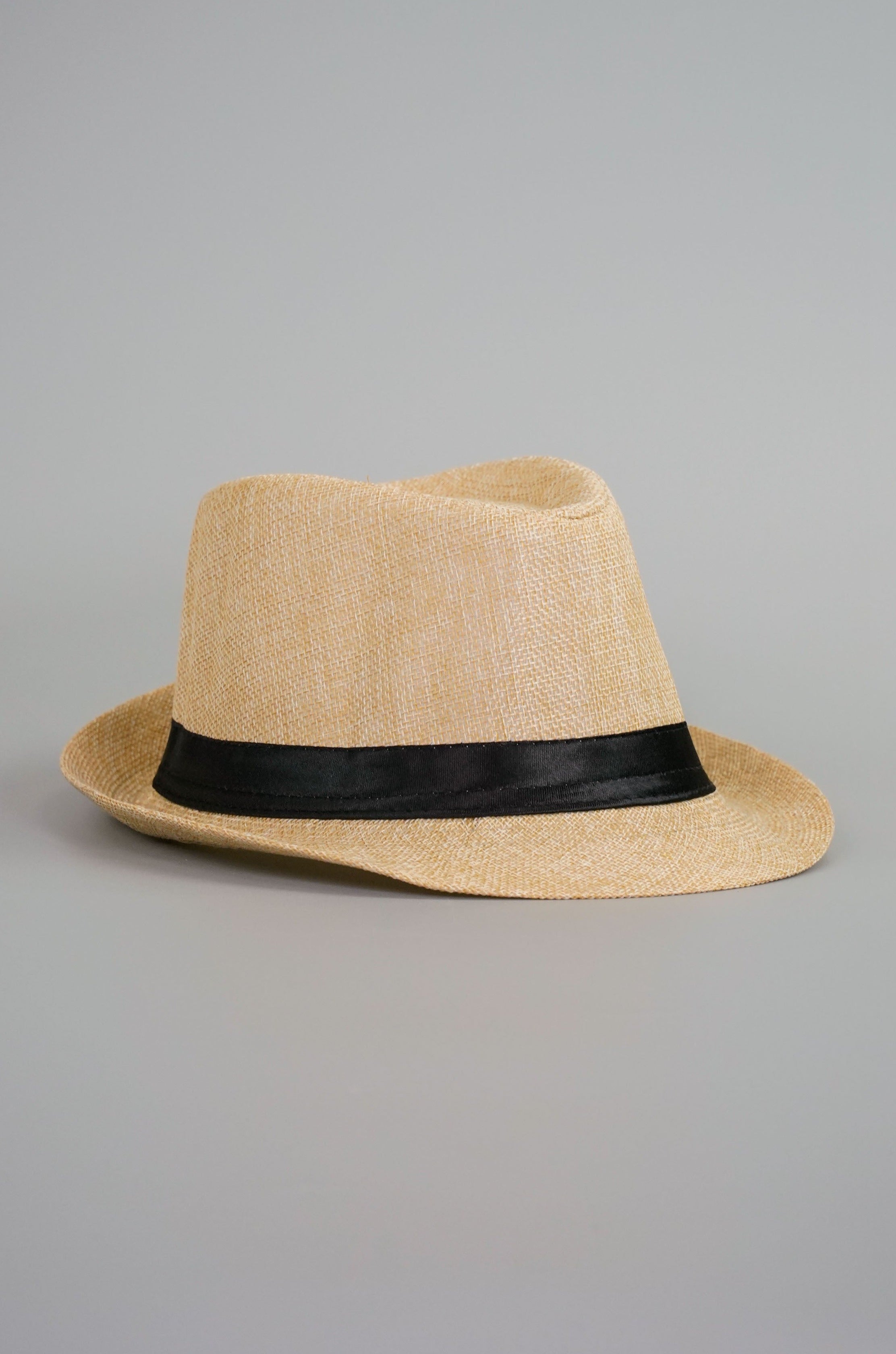 Classic Woven Fedora Hat