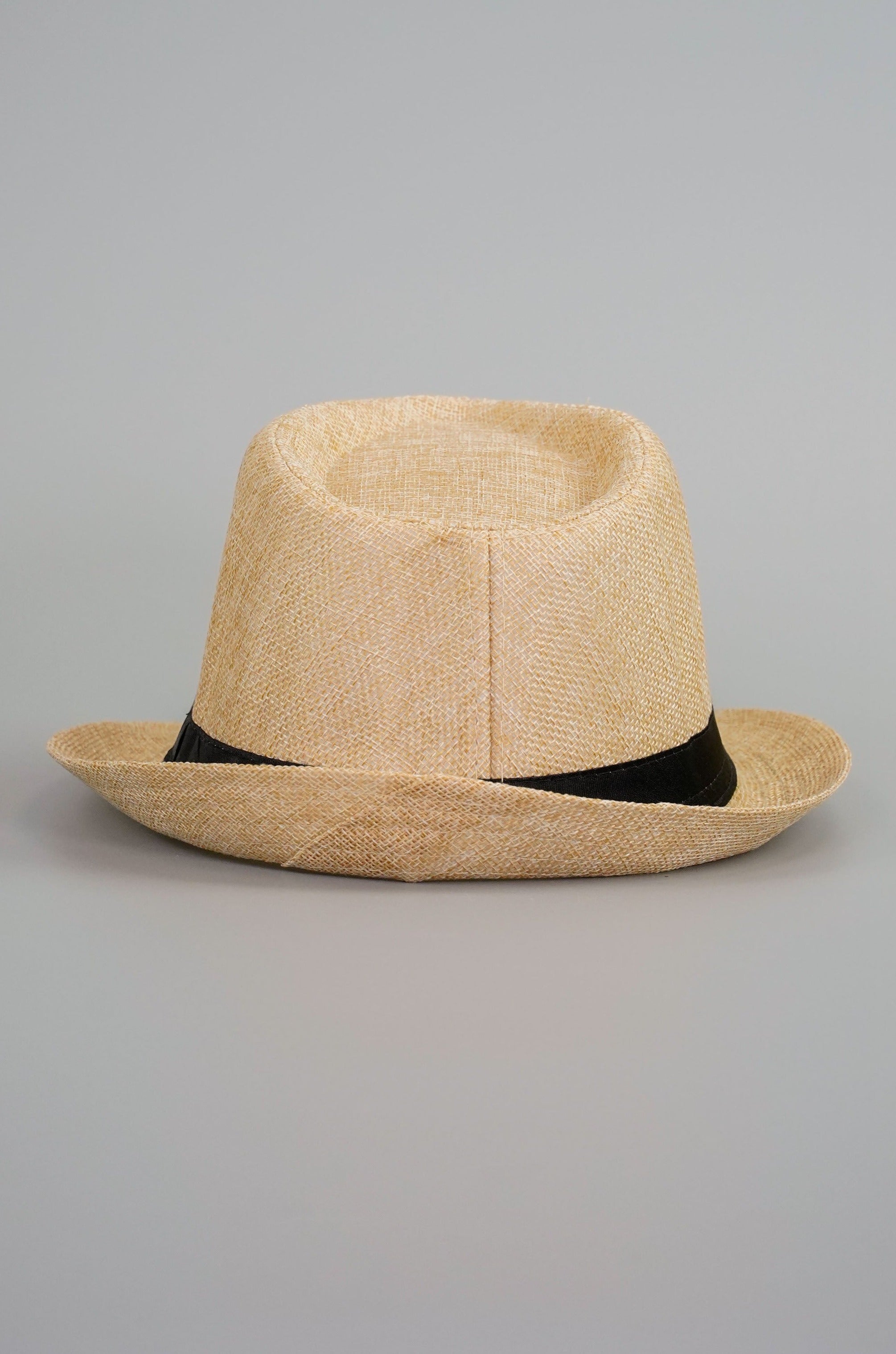 Classic Woven Fedora Hat