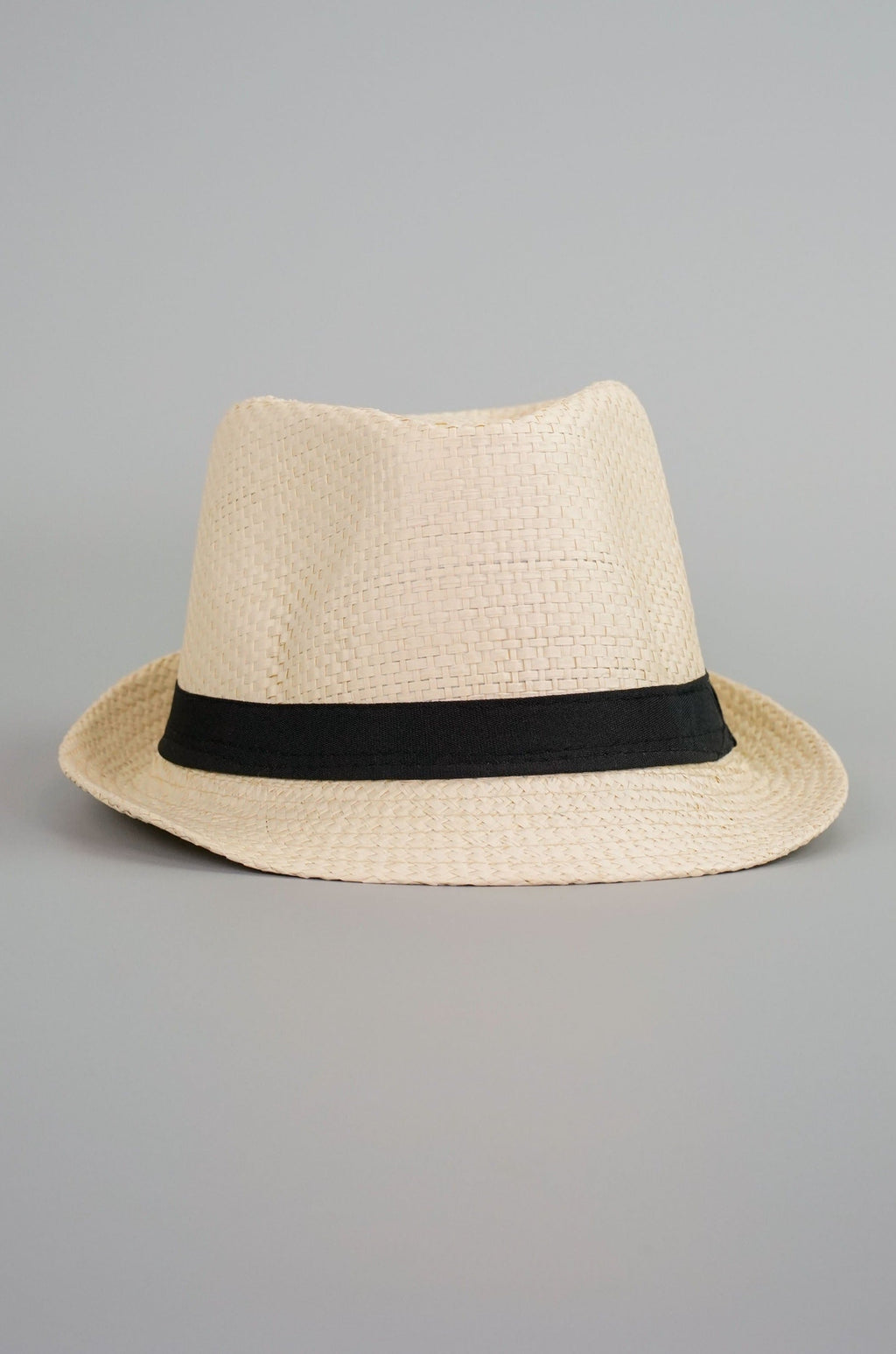 Classic Woven Fedora Hat