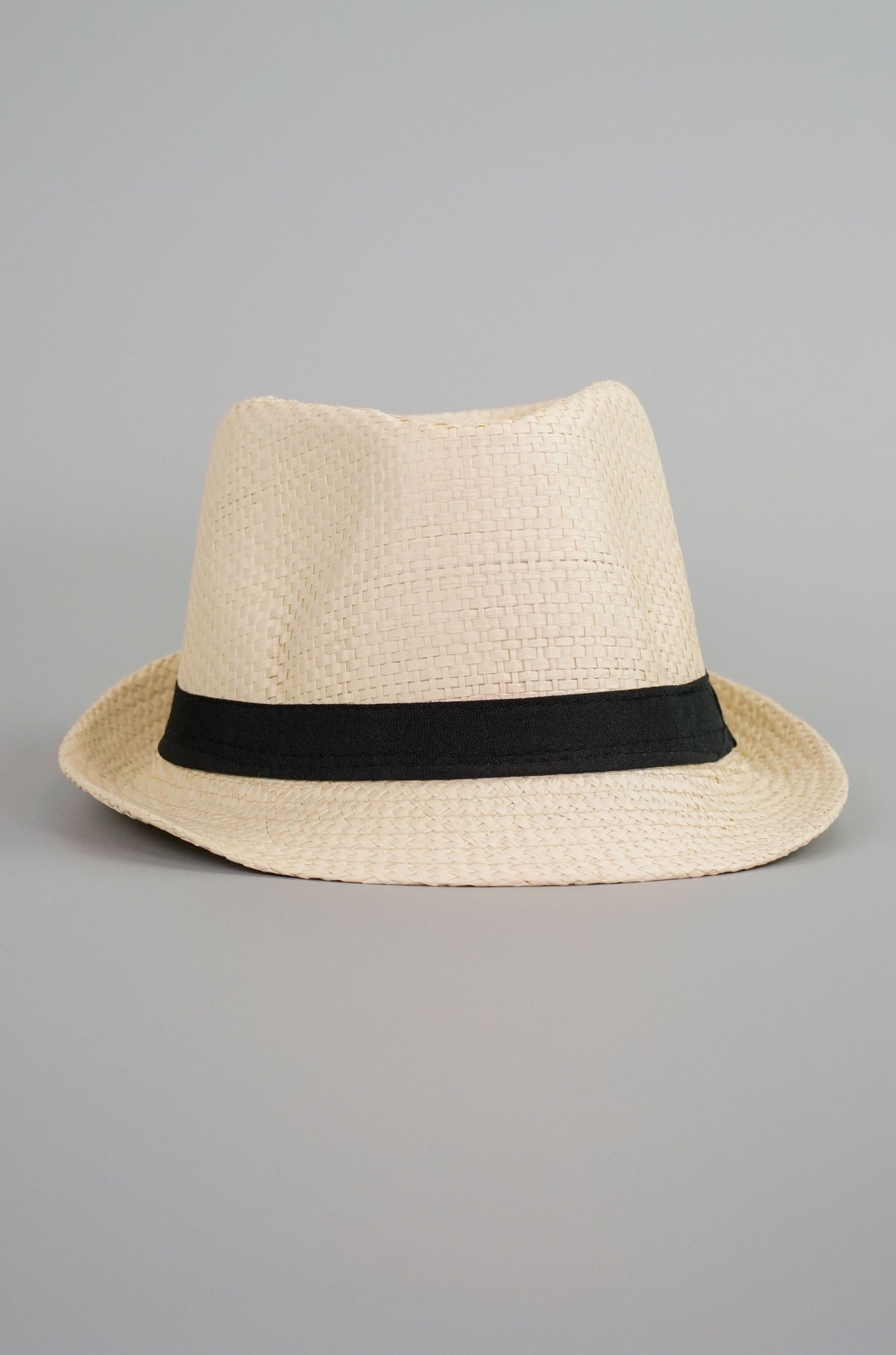Classic Woven Fedora Hat