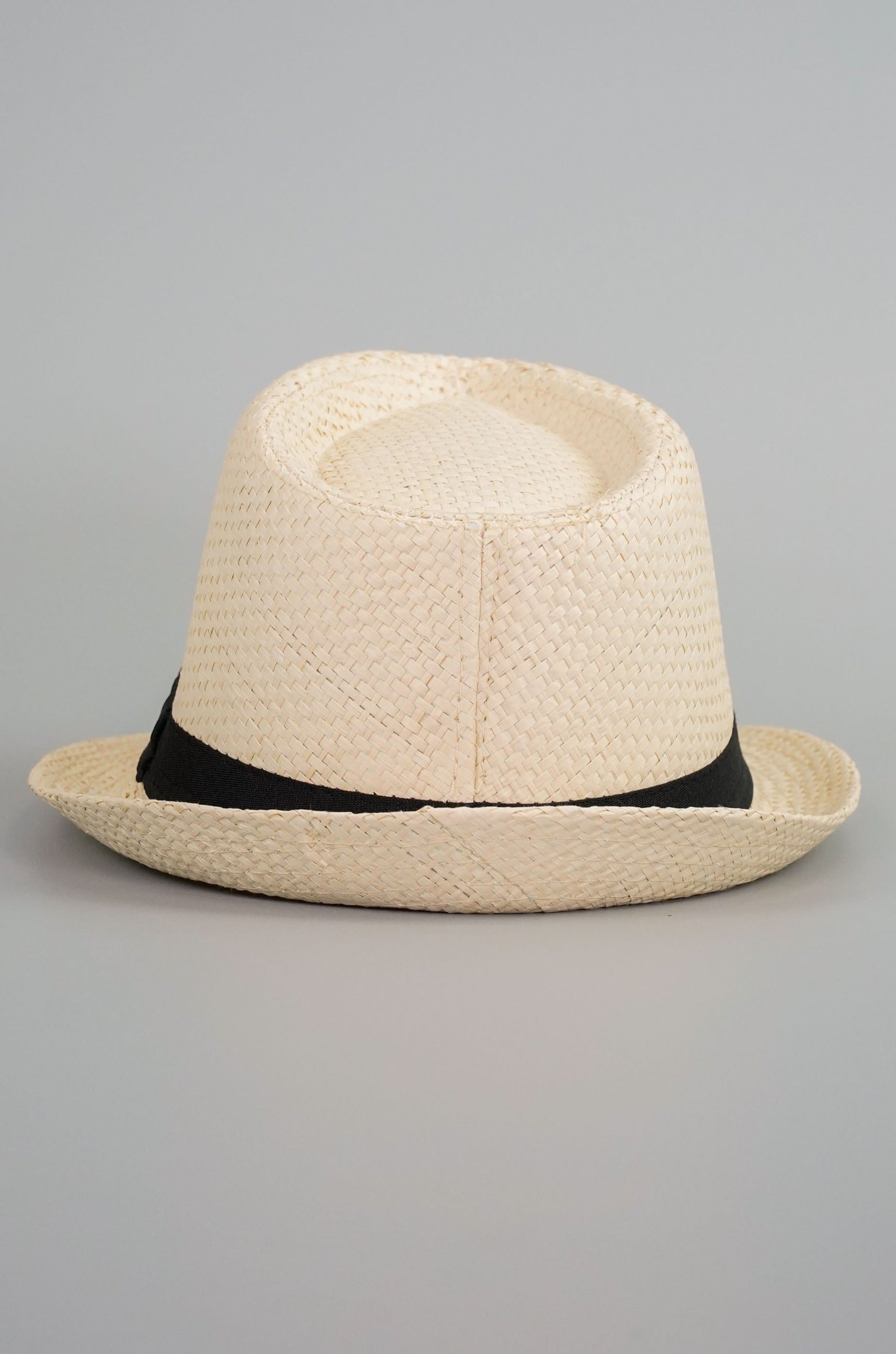 Classic Woven Fedora Hat