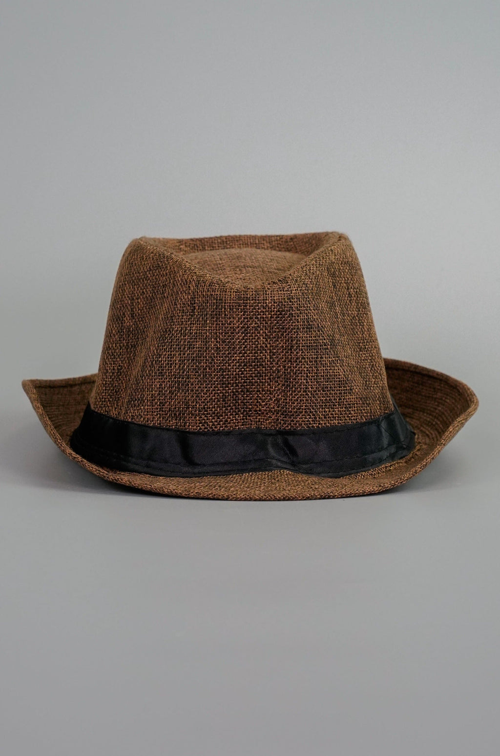 Classic Woven Fedora Hat