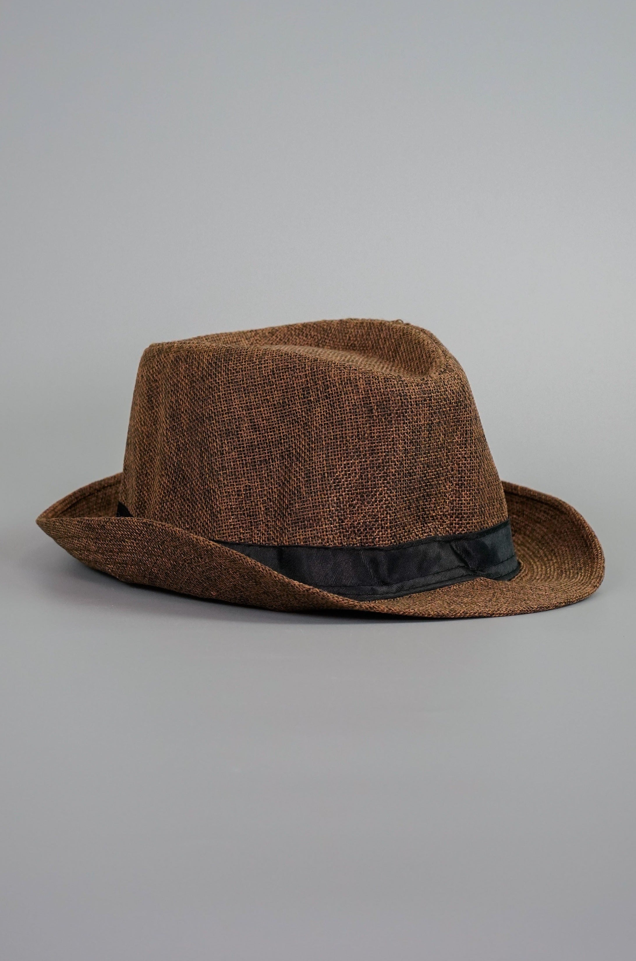 Classic Woven Fedora Hat