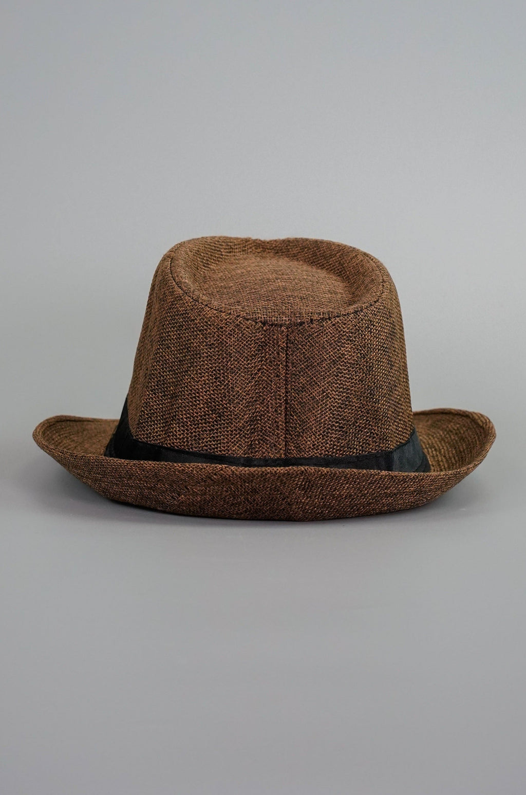 Classic Woven Fedora Hat