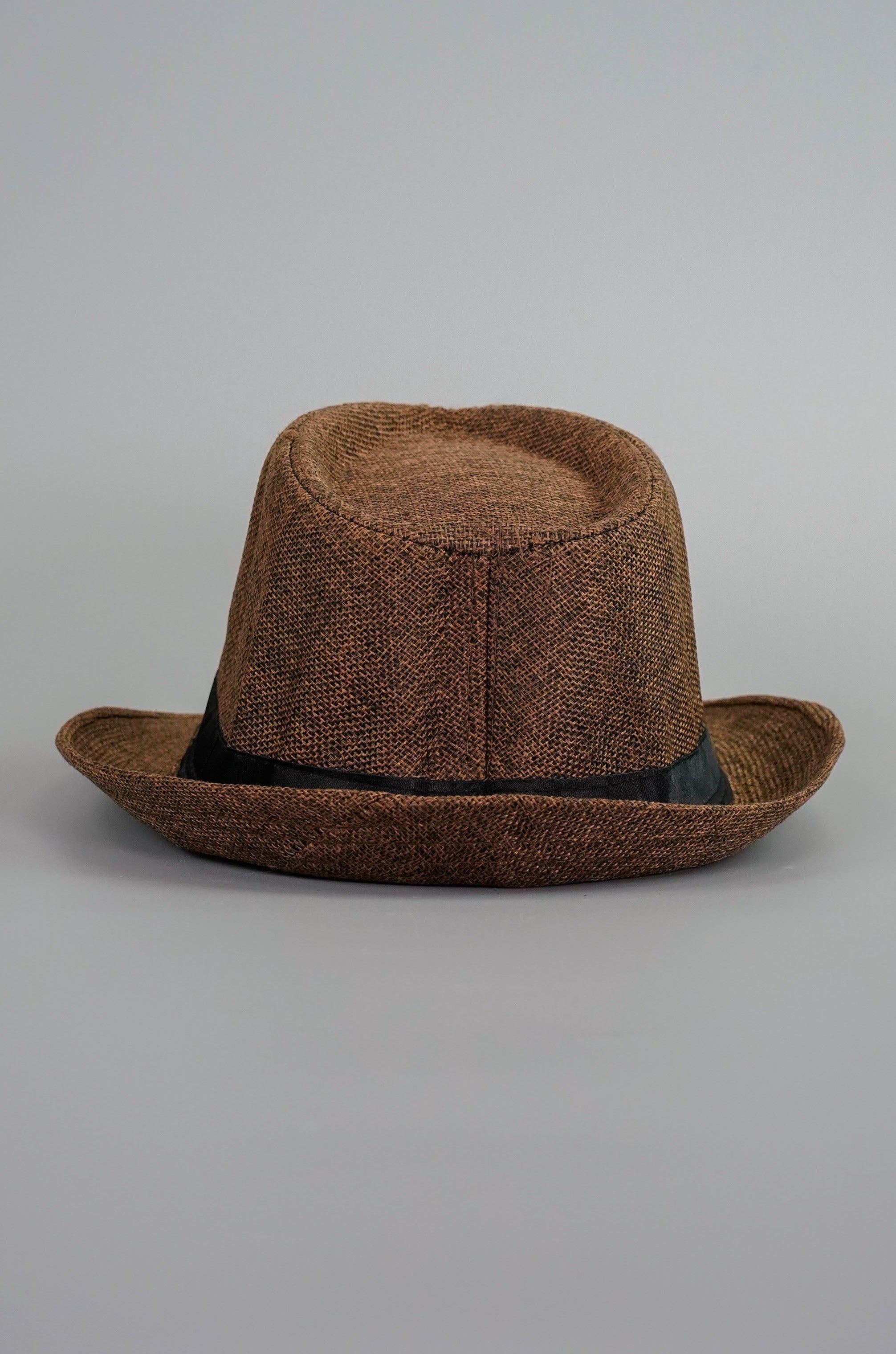 Classic Woven Fedora Hat