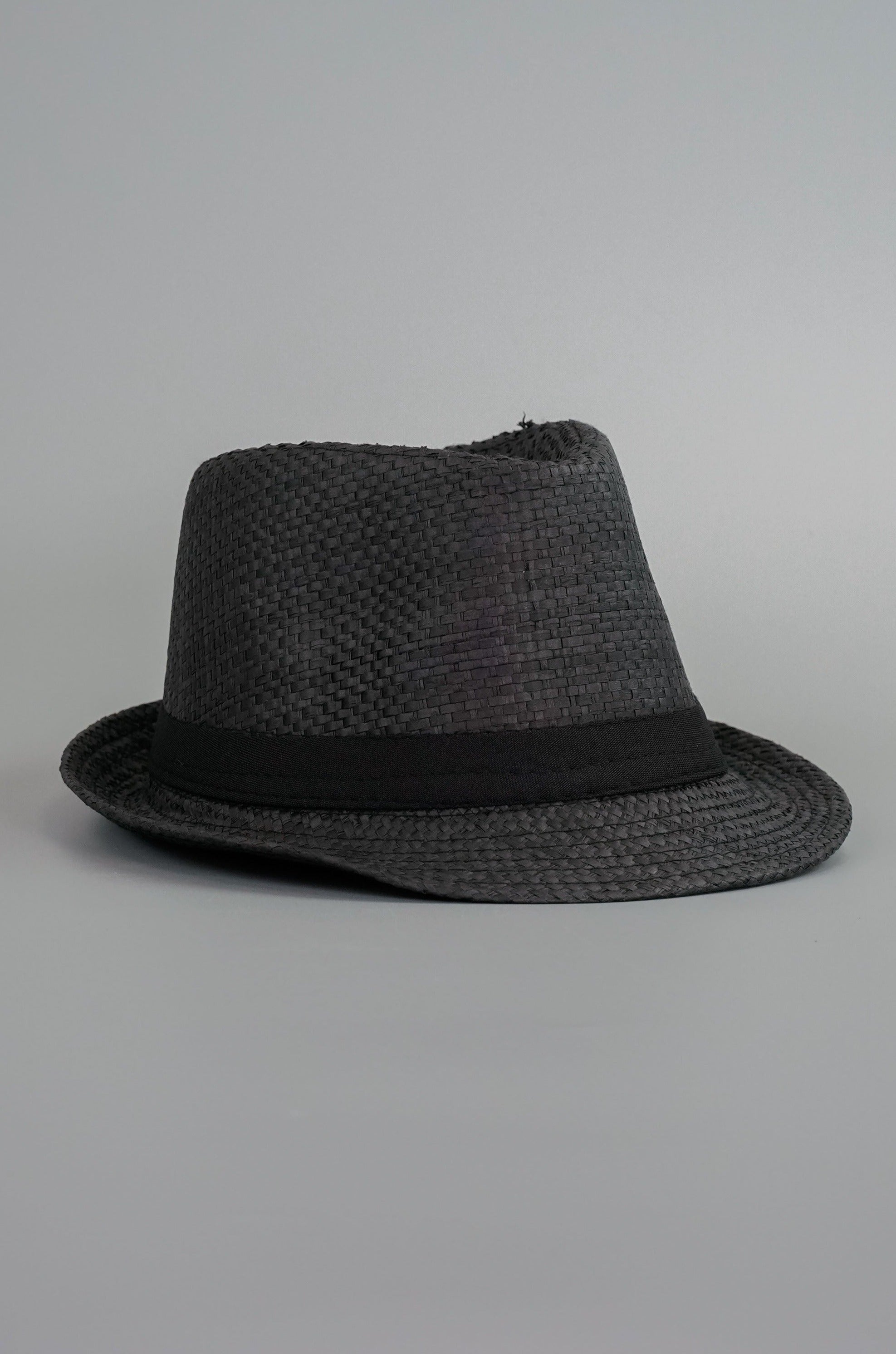 Classic Woven Fedora Hat