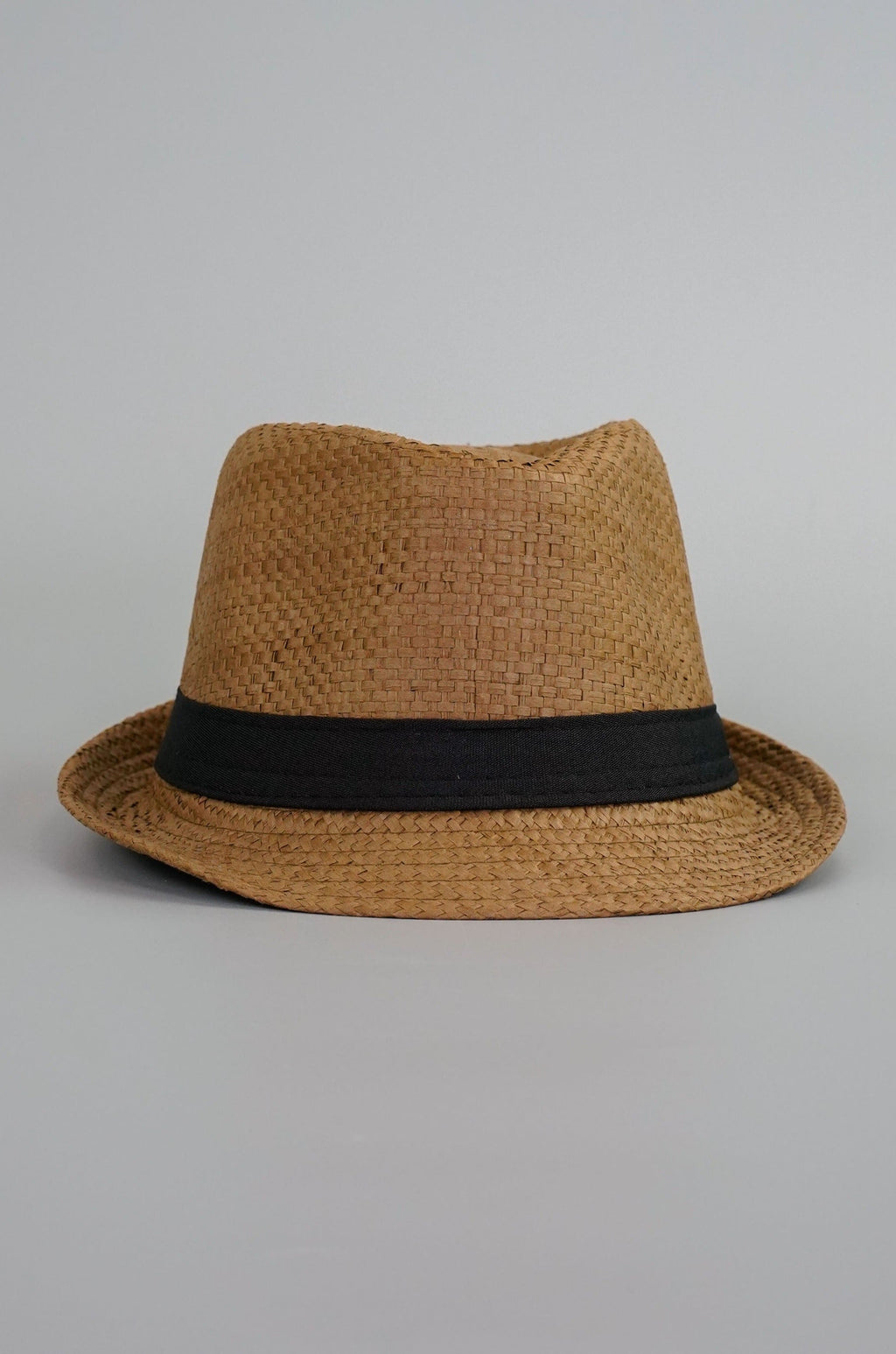 Classic Woven Fedora Hat