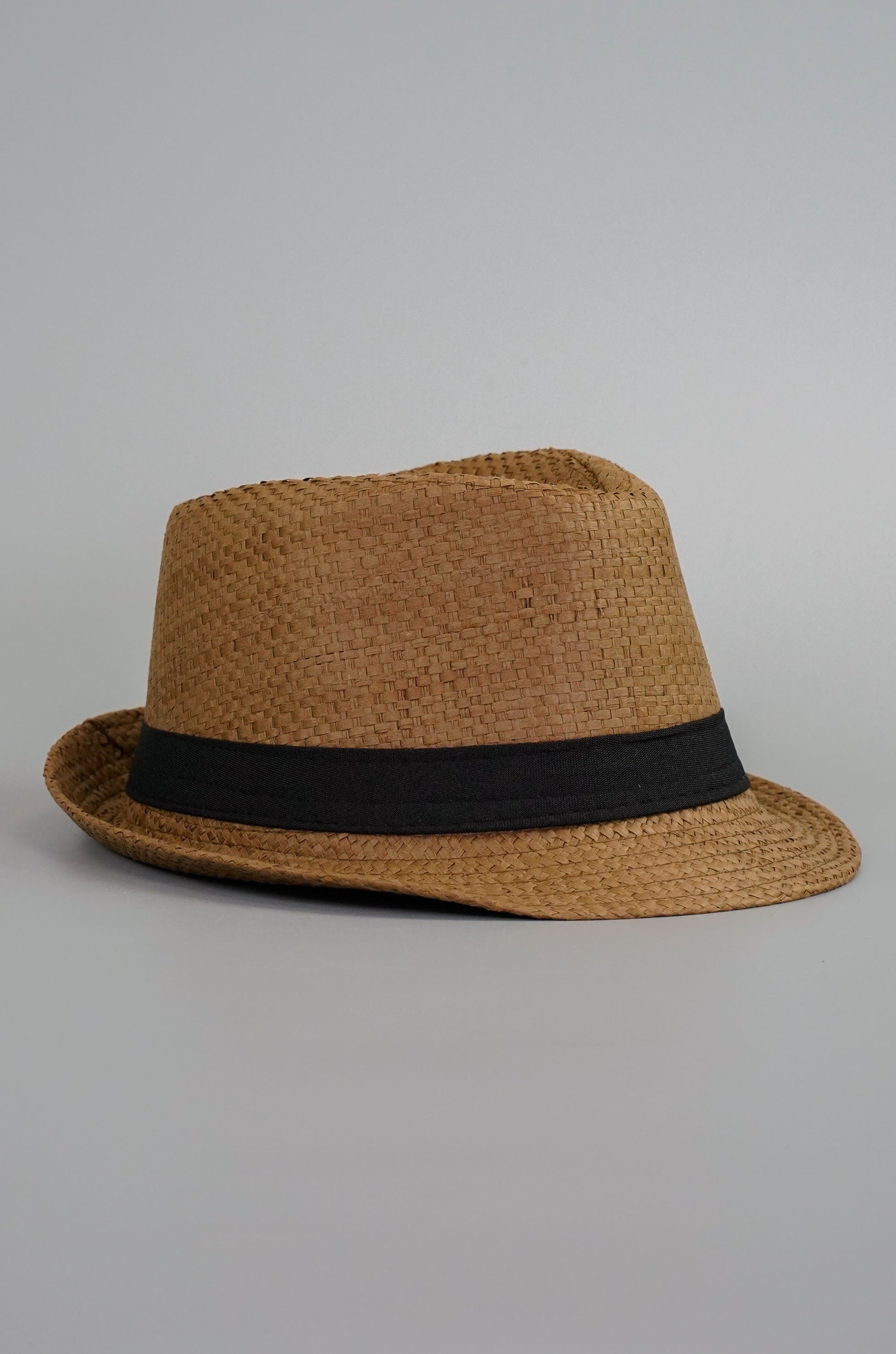 Classic Woven Fedora Hat