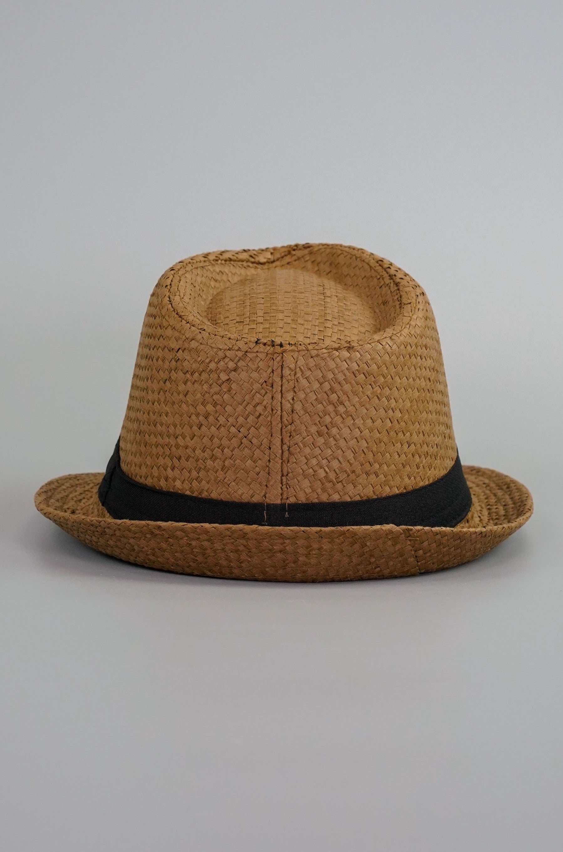 Classic Woven Fedora Hat