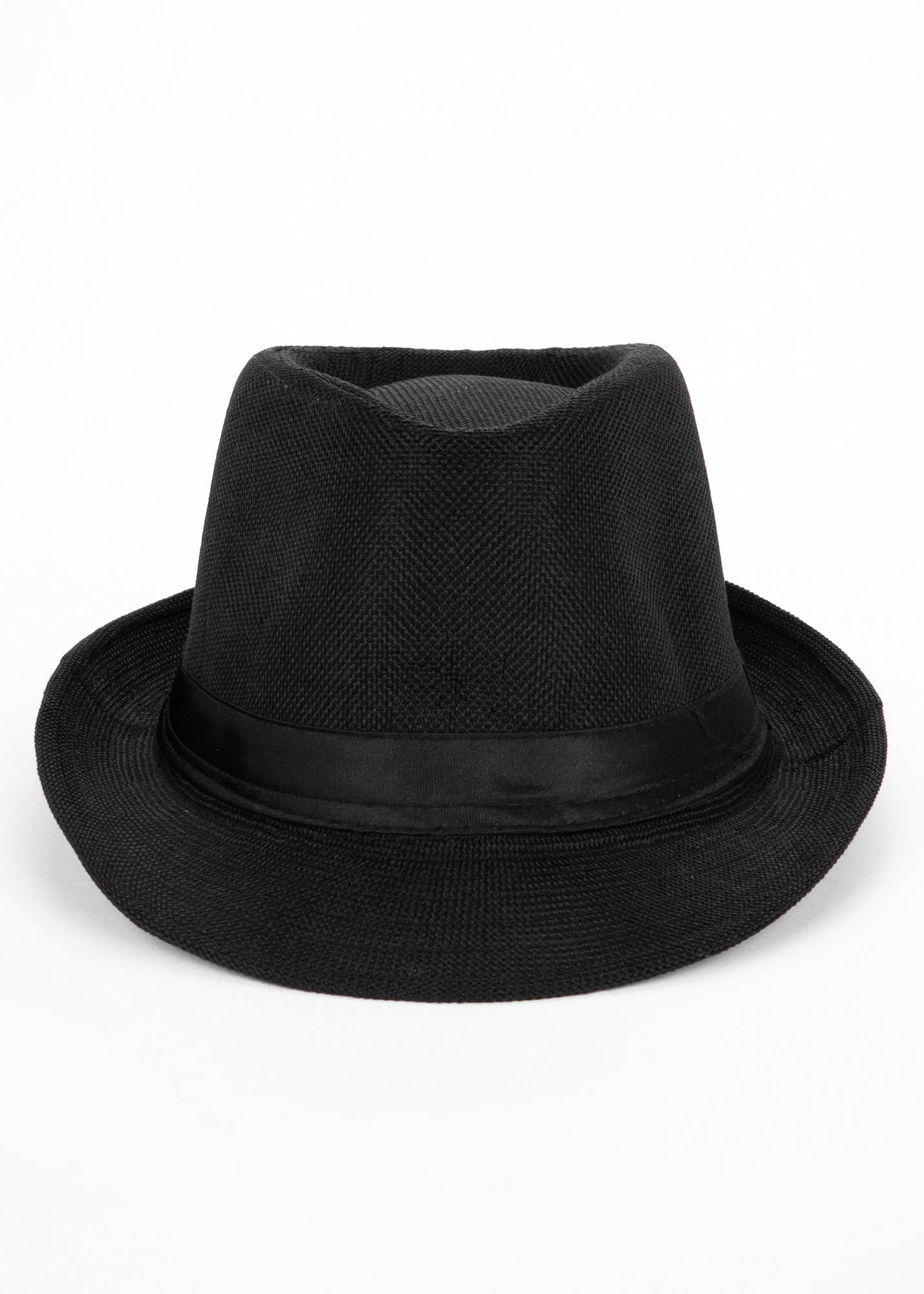 Classic Woven Fedora Hat