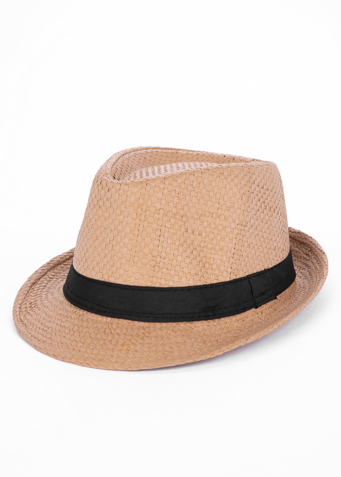 Classic Woven Fedora Hat